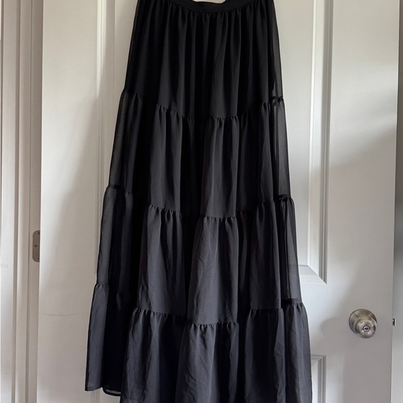 H&M EDITION TIERED MAXI SKIRT - Picture 12 of 16